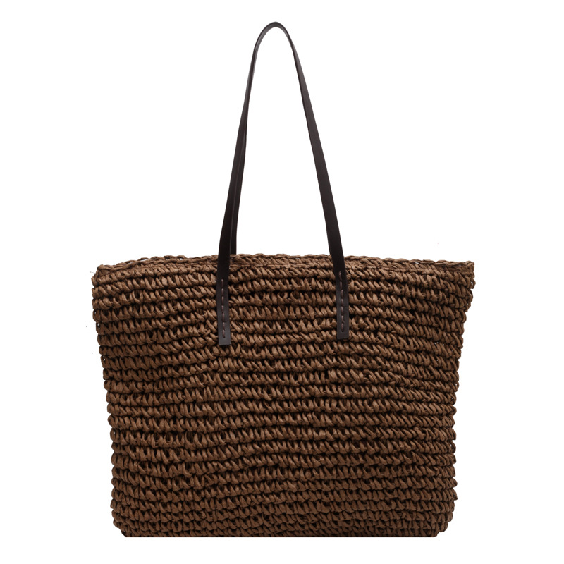 짚으로 엮은 토트백, 캐주얼한 스타일, 넉넉한 수납 공 - Tote Bag Beach 리뷰 및 가격