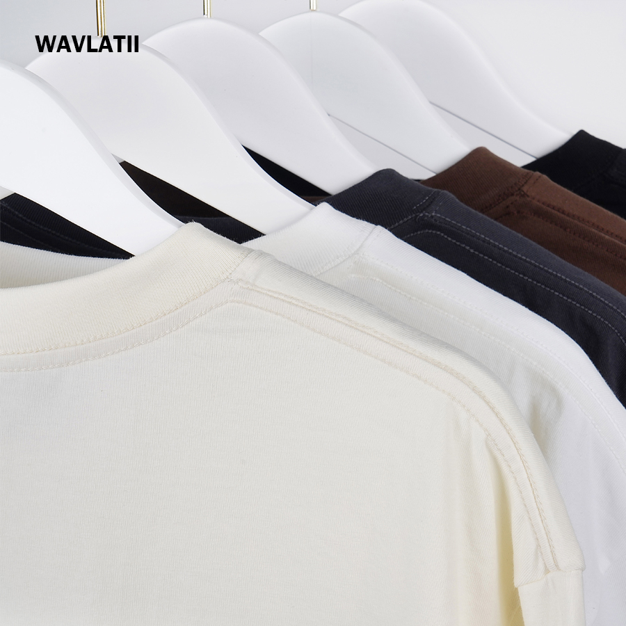 WAVLATII 여성용 오버 사이즈 화이트 블랙 T 셔 - Blouse Off Shoulder 리뷰 및 가격