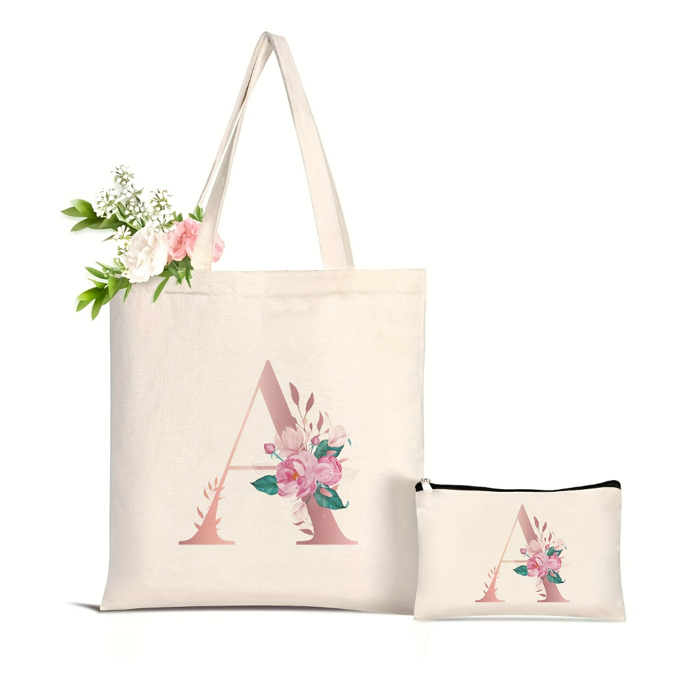1개 플로럴 러브레터 프린트 토트백 대용량 여성 쇼핑백 - Tote Bag Beach 리뷰 및 가격
