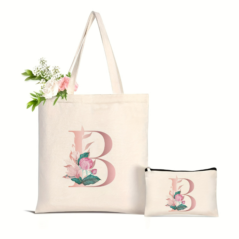 1개 플로럴 러브레터 프린트 토트백 대용량 여성 쇼핑백 - Tote Bag Beach 리뷰 및 가격