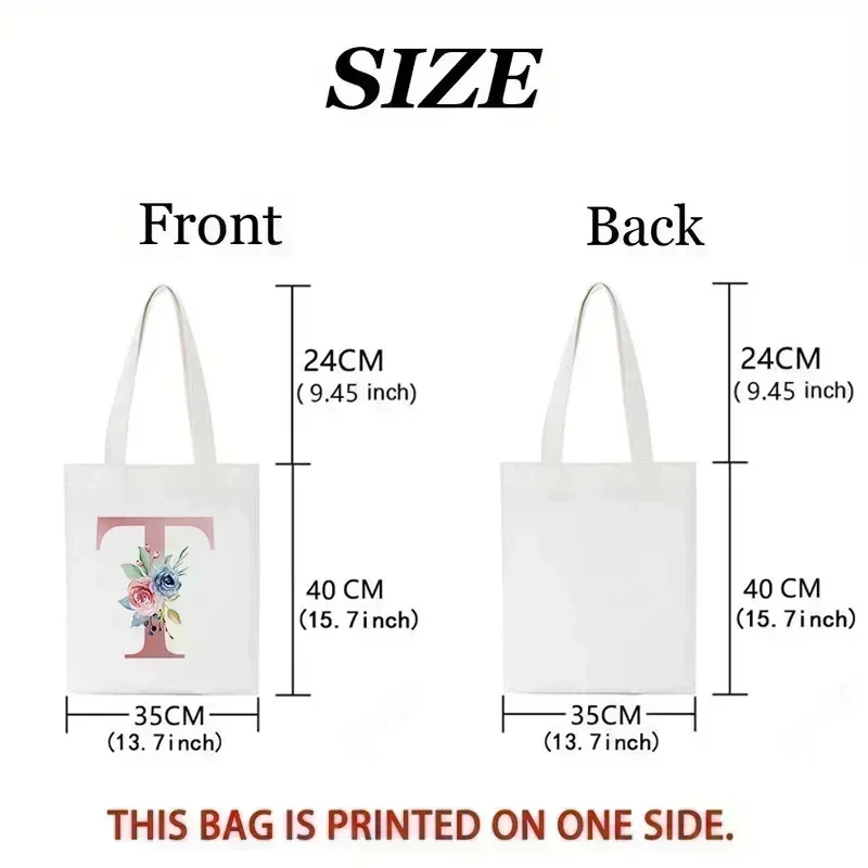 1개 플로럴 러브레터 프린트 토트백 대용량 여성 쇼핑백 - Tote Bag Beach 리뷰 및 가격