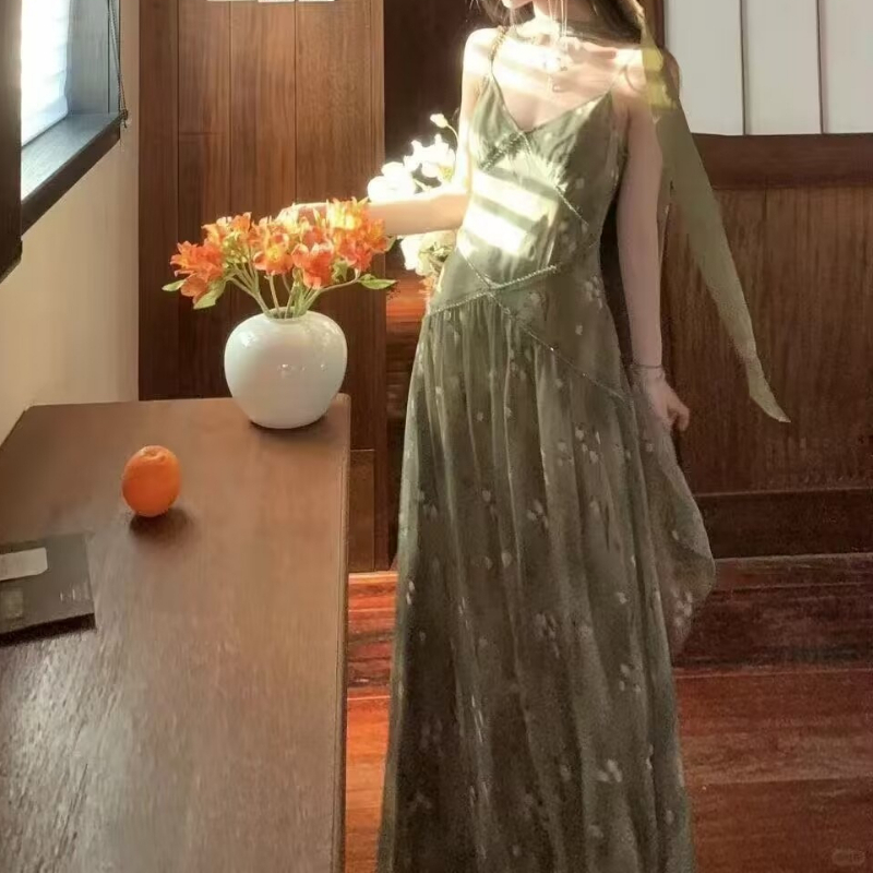 2025년 신상 빈티지 우아한 프렌치 플로럴 프린트 브 - Midi Skirt Floral 리뷰 및 가격