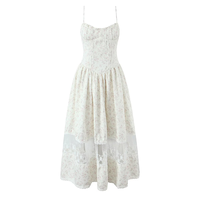 YENKYE 레이스 패치워크 플로럴 프린트 슬링 미디  - Midi Skirt Floral 리뷰 및 가격