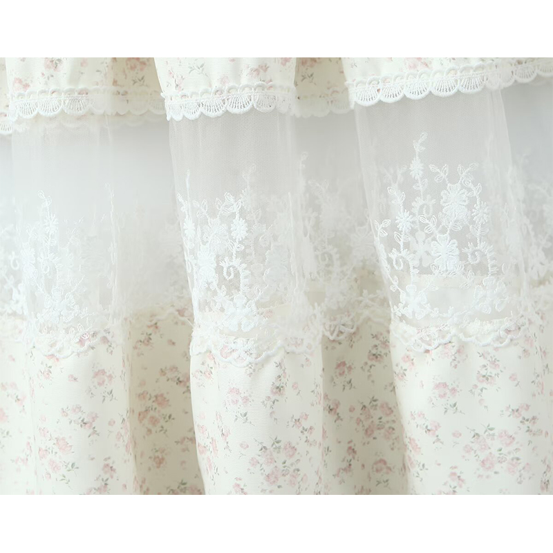 YENKYE 레이스 패치워크 플로럴 프린트 슬링 미디  - Midi Skirt Floral 리뷰 및 가격