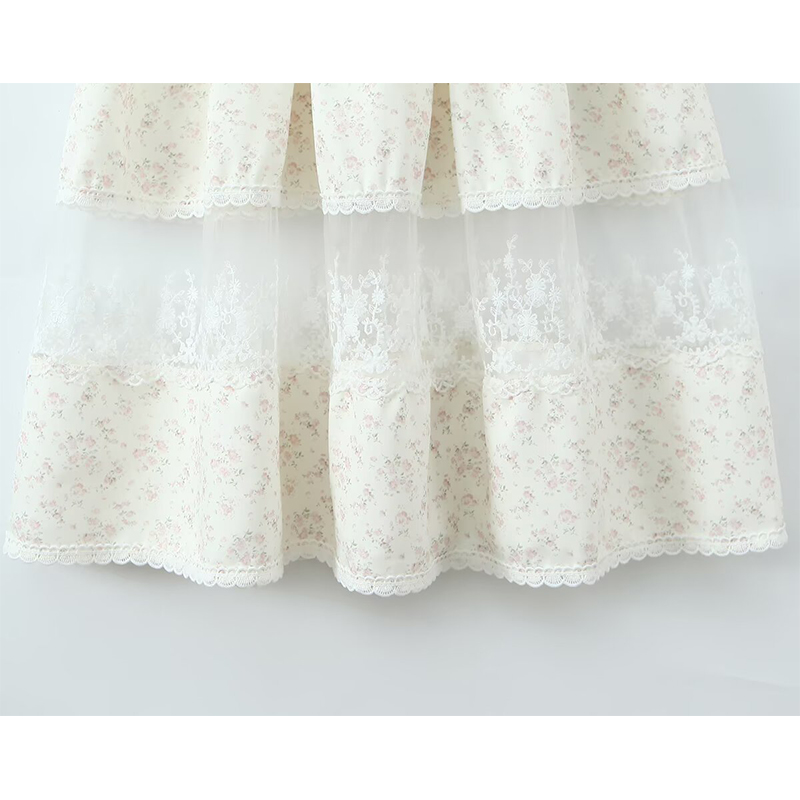 YENKYE 레이스 패치워크 플로럴 프린트 슬링 미디  - Midi Skirt Floral 리뷰 및 가격